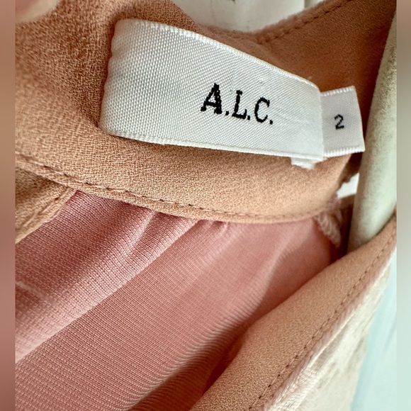 A.L.C. Velvet Blouse in Blush - Picture 3 of 3